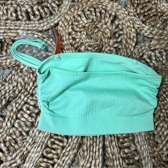 Tube Top‎ with Straps Seamless Green XS Crop Top - Picture 4 of 6